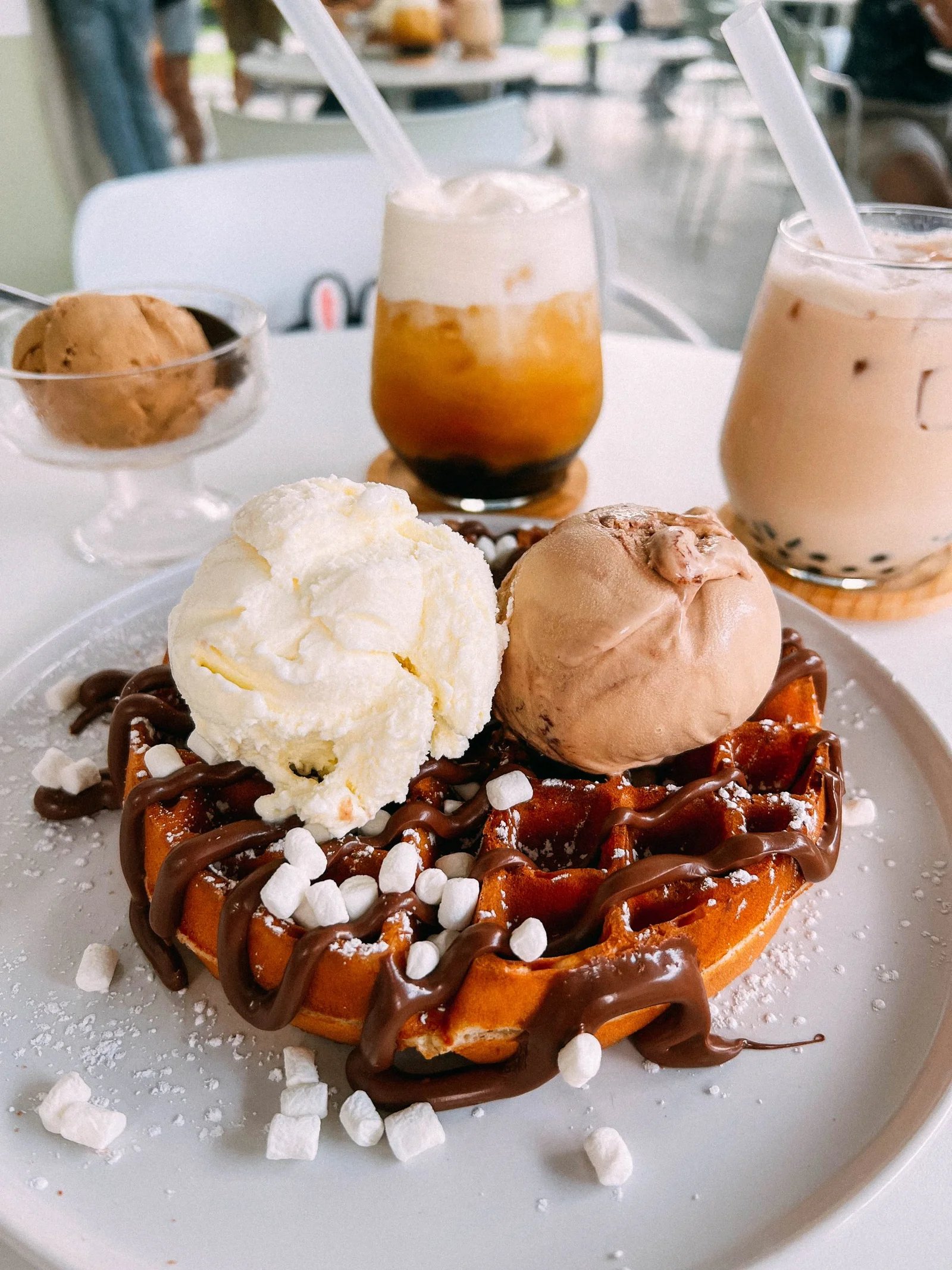 picture of dessert ice cream from around cafe