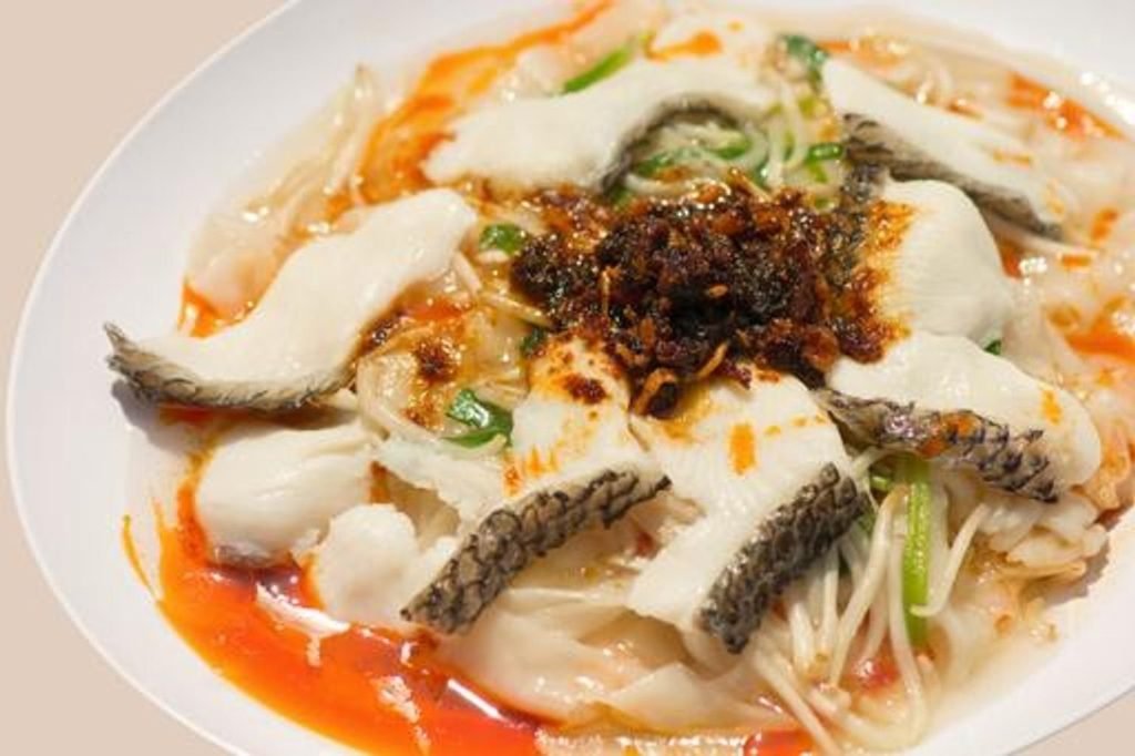 A tempting close-up of a dish from Sum-Kee-Food
