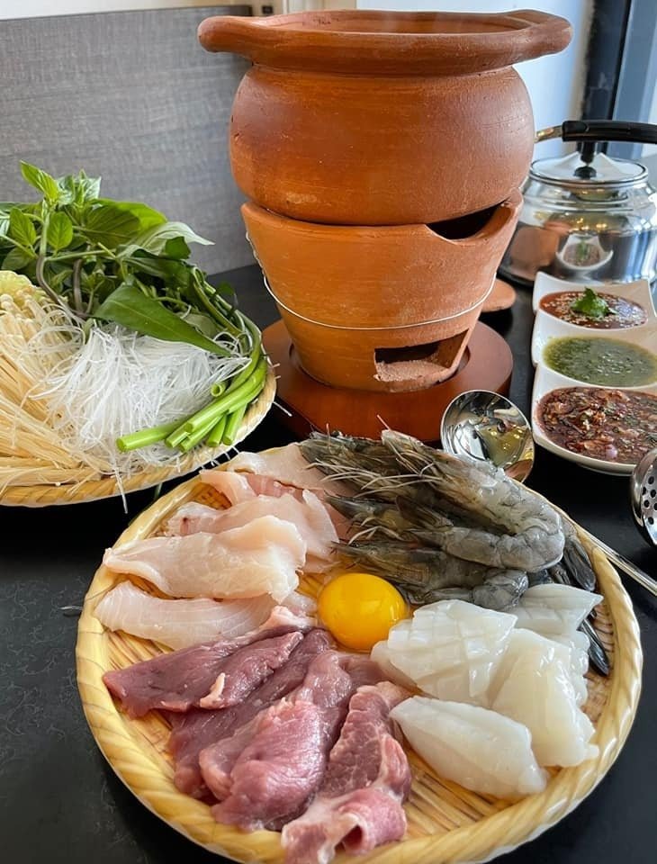 A traditional Thai Jim Jum hot pot set from Ah Loy Thai