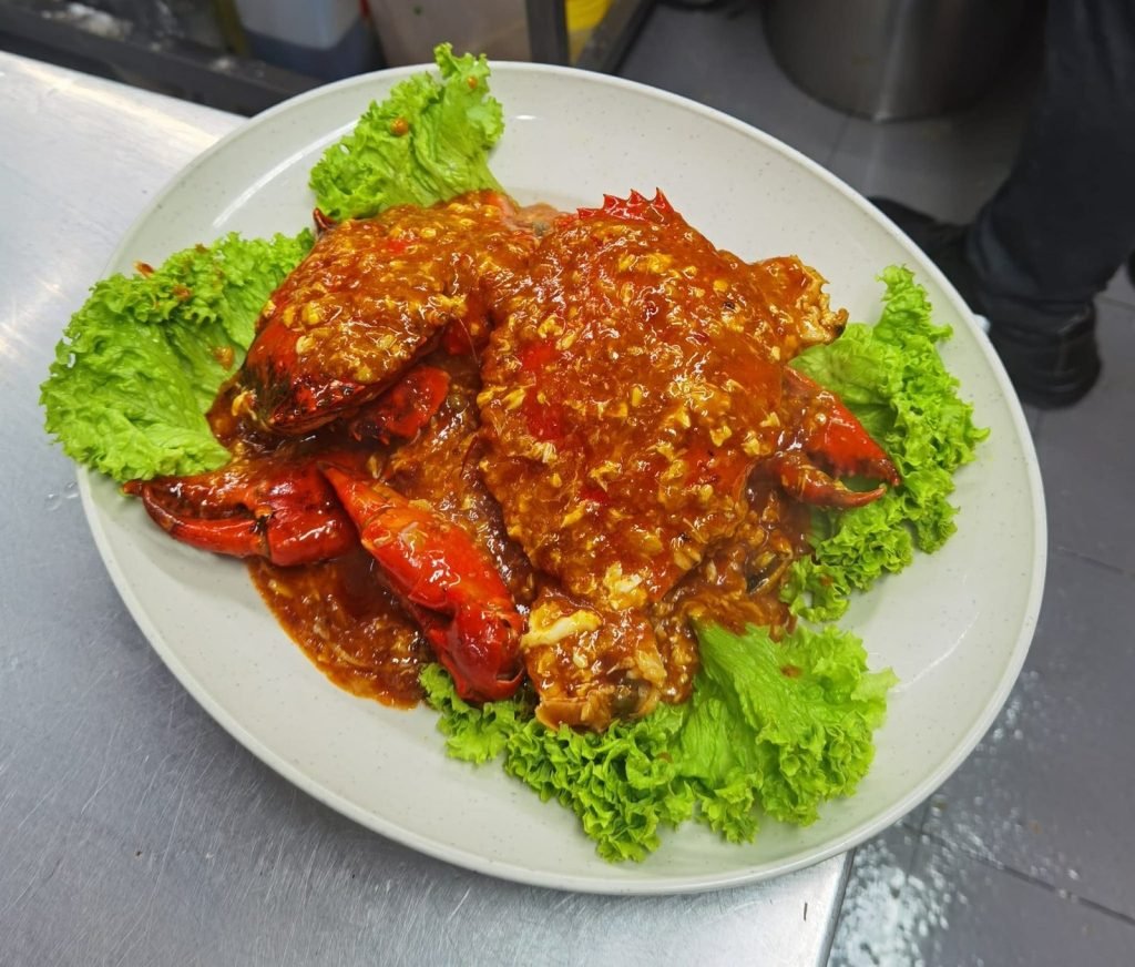 Ah Orh Teochew Fishhead Steamboat's signature Chili Crab
