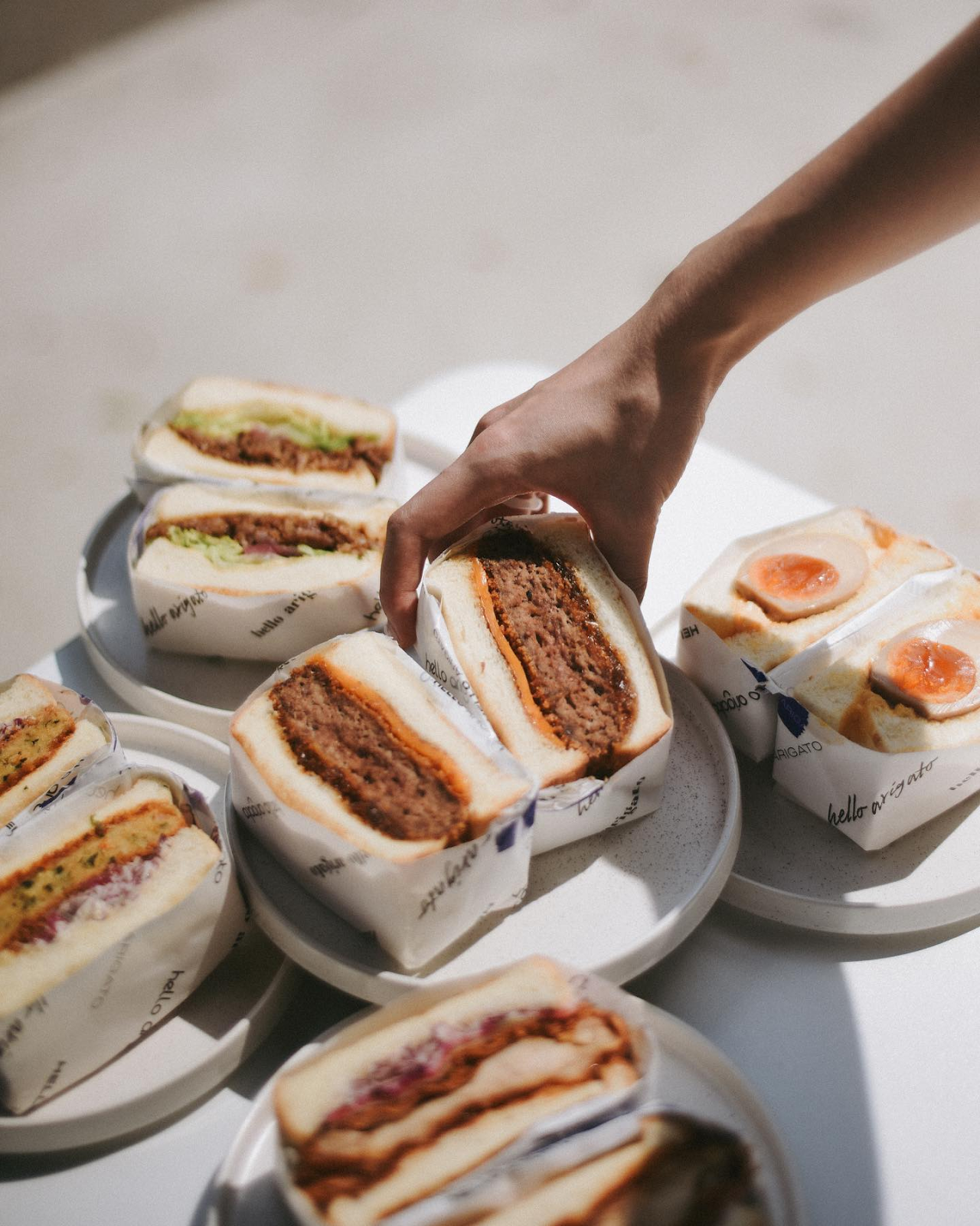 Hello Arigato Cafe - Japanese Sando Sandwich