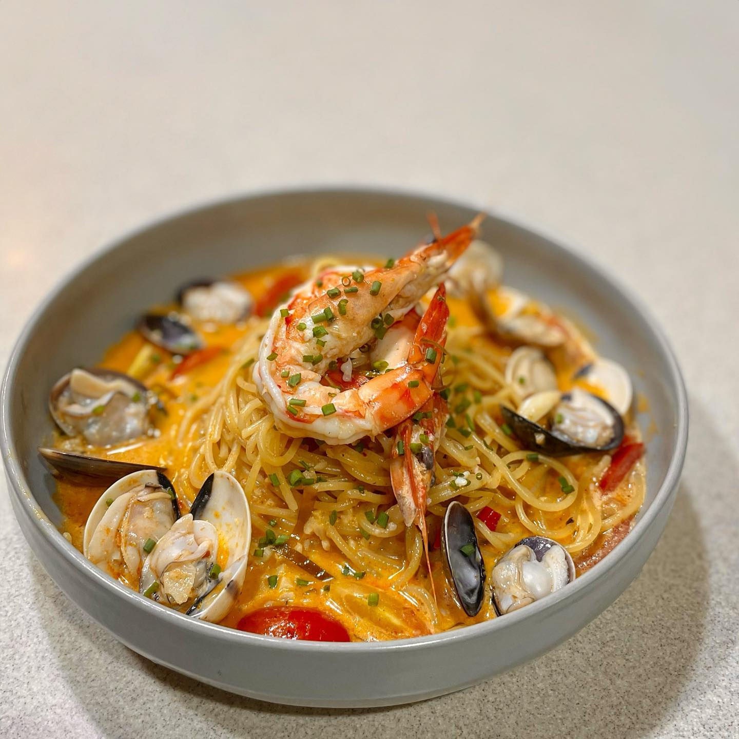 Tom Yum Pasta from The Signature Patisserie
