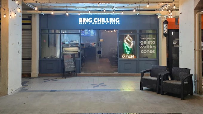 The storefront of Bing Chilling, a top dessert cafe in Singapore