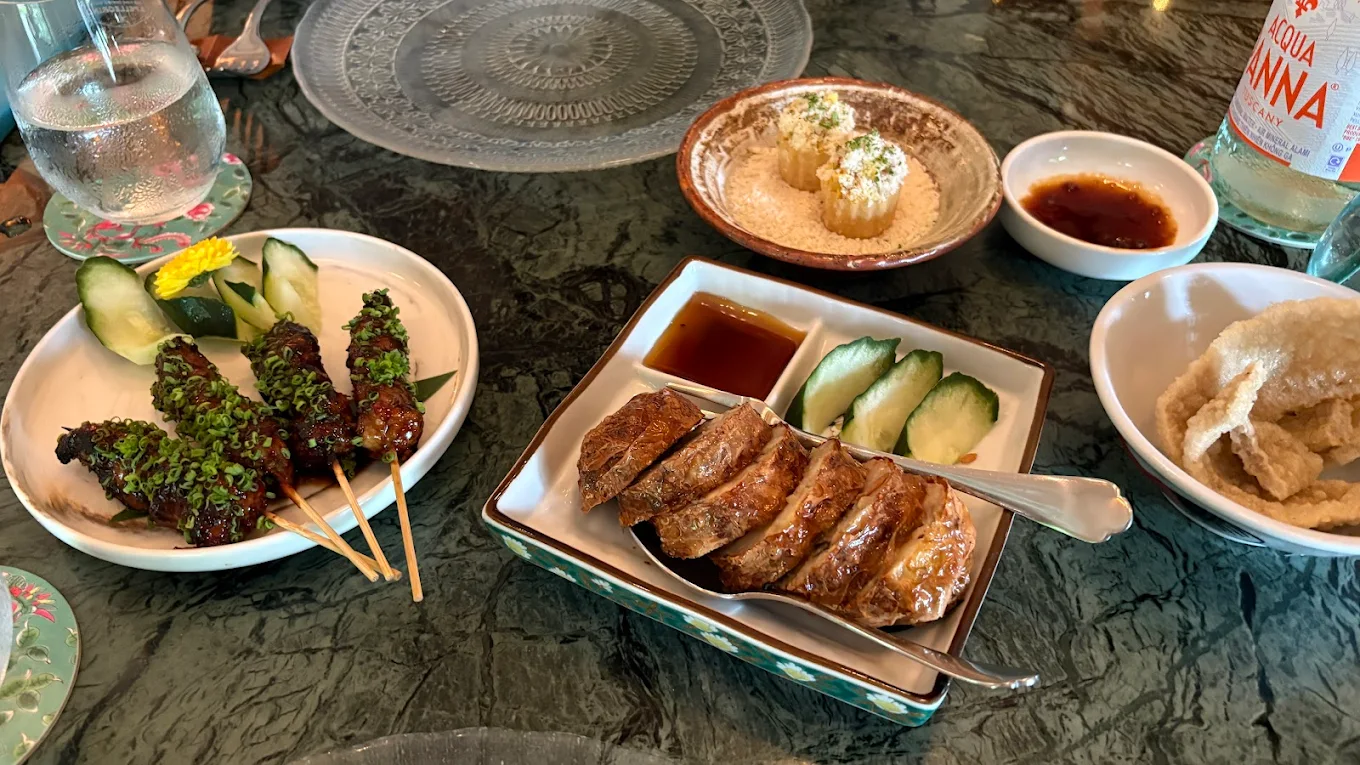variety of Peranakan appetizer dishes from Candlenut