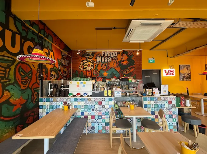 the counter at fuego mesa