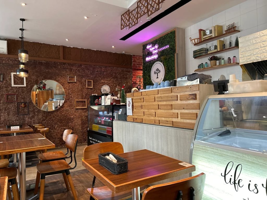 interior of enchanted cafe