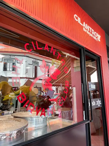 cilantro: the biryani club entrance